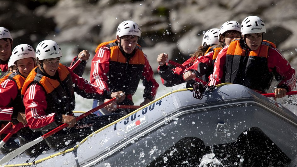 [Translate to Italienisch:] Rafting im Ötztal und Imster Schlucht