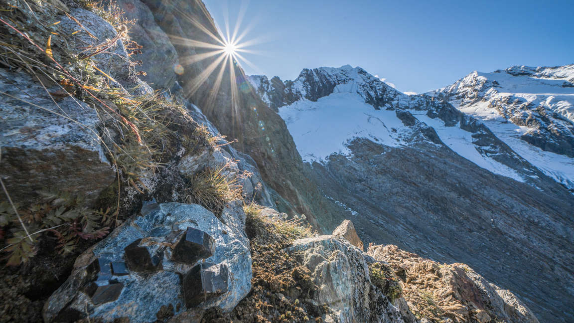 [Translate to Italienisch:] Sonnenaufgang im Naturpark Ötztal