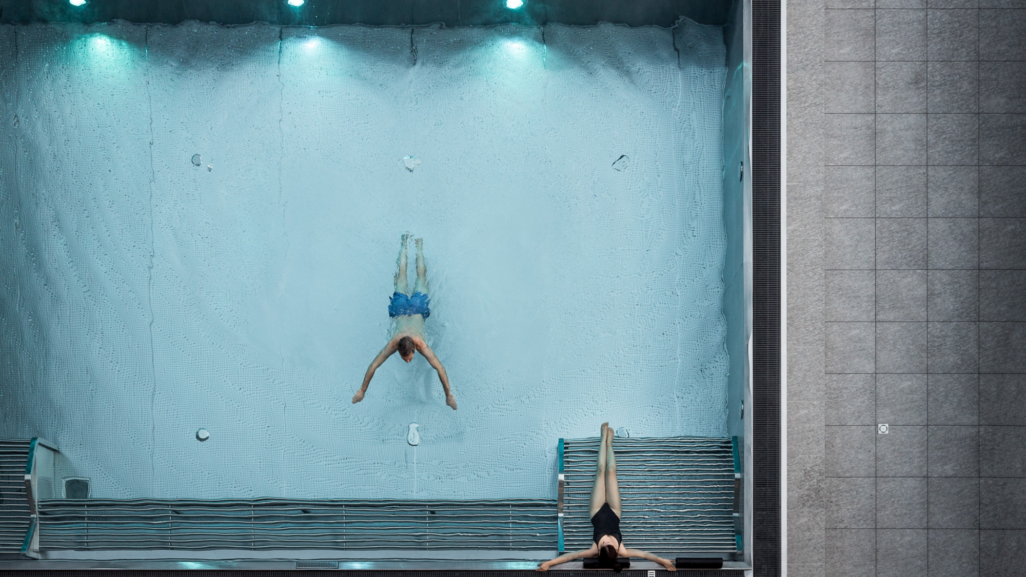 Piscina esterna riscaldata dell'albergo a Oetz