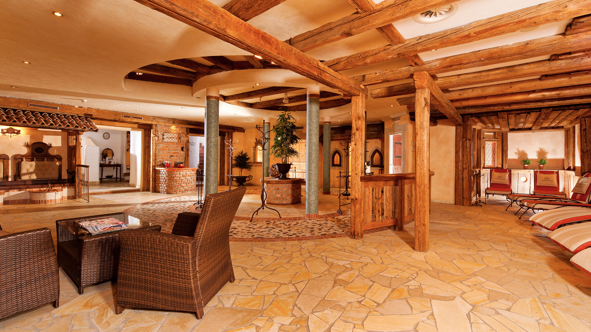 Wellnessbereich im Posthotel Kassl 