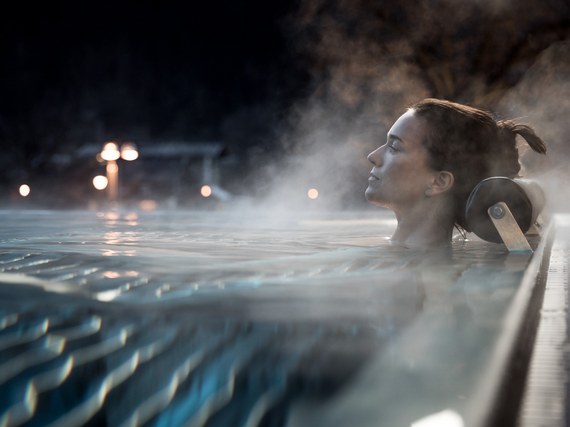 Schwimmbad im Posthotel Kassl in Oetz