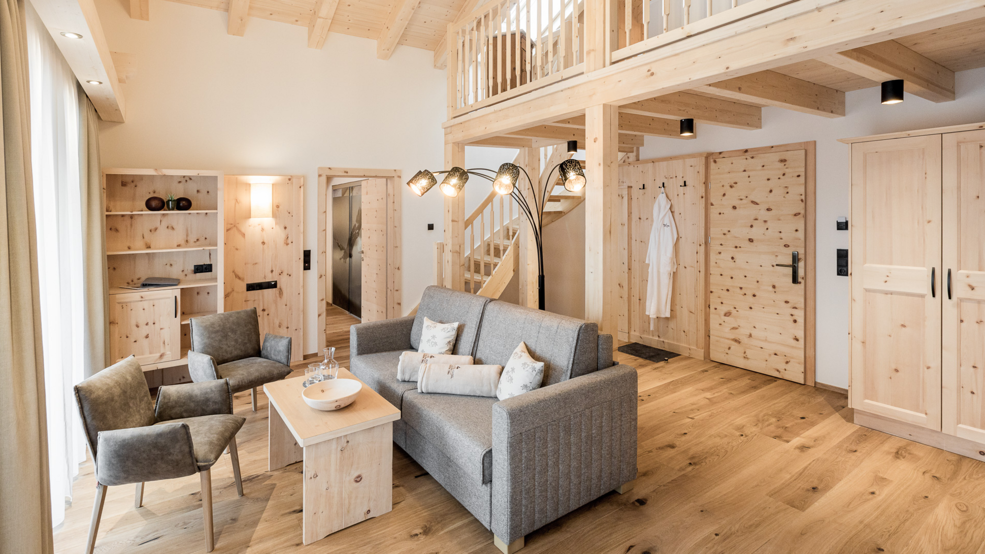 Die Zirbensuite des Posthotel Kassl im Ötztal