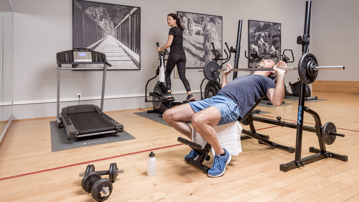 Fittnessraum in Oetz im Posthotel Kassl