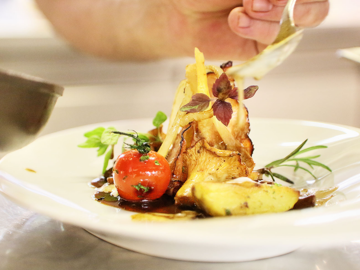 [Translate to Italienisch:] Essen im Posthotel Kassl in Oetz