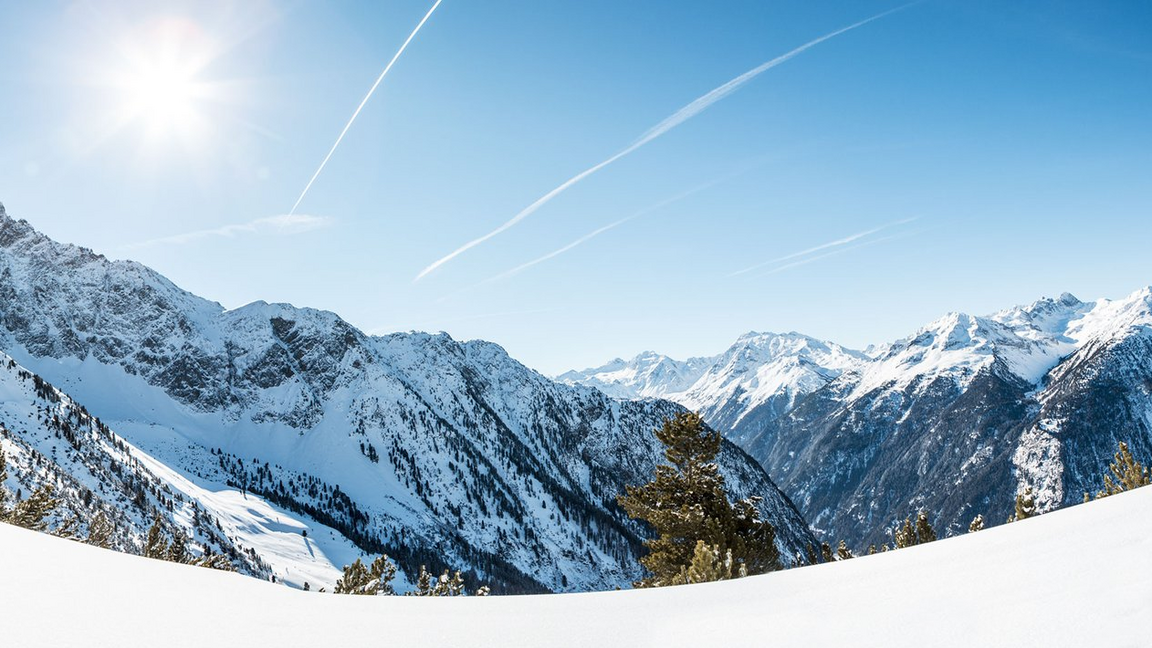 [Translate to Italienisch:] Hochoetz Winter Panorama