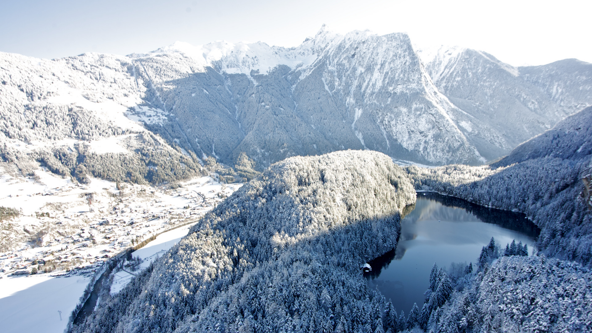 Piburger See Oetz im Winter