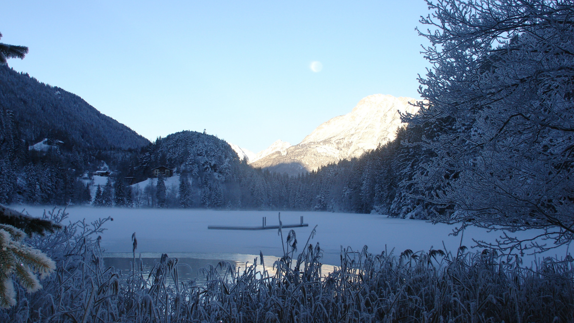 Piburger See Oetz im Winter