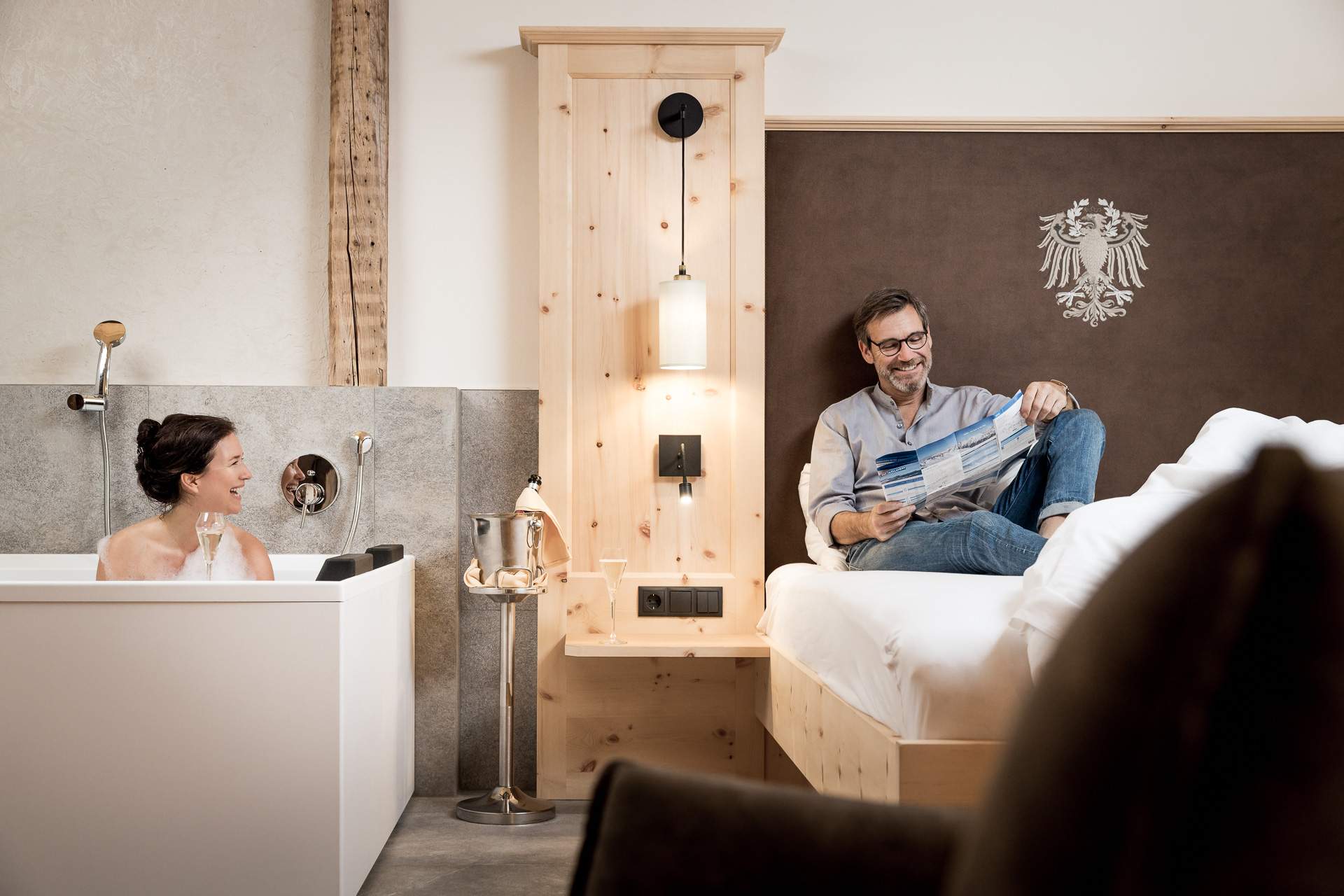 Stilvolle Zimmer und Suiten für Ihren Urlaub im Ötztal