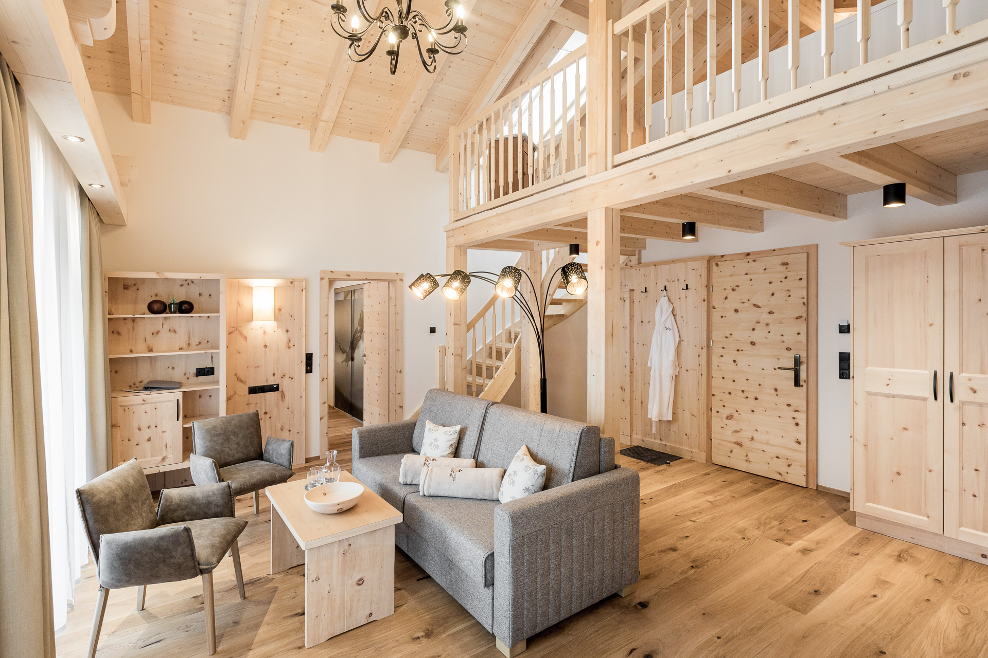 Die Zirbensuite des Posthotel Kassl im Ötztal